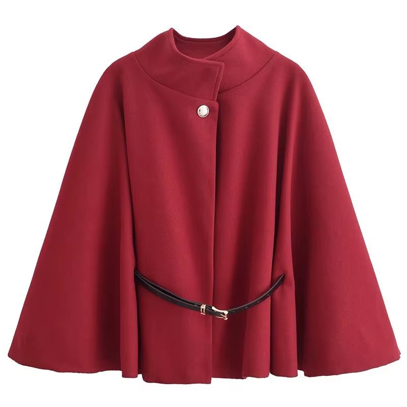 
                  
                    Belted Cape Coat - Gentevra
                  
                