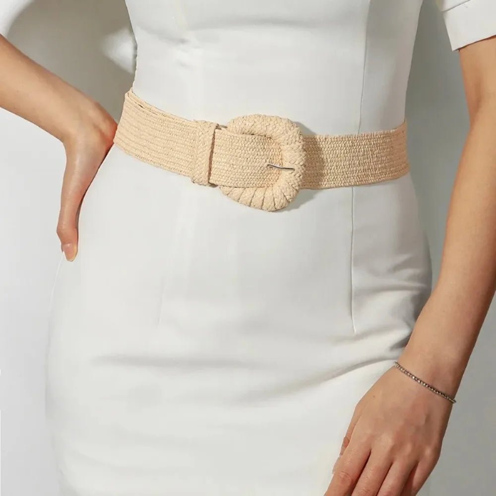 
                  
                    Braided Wide Belt for Women - Gentevra
                  
                