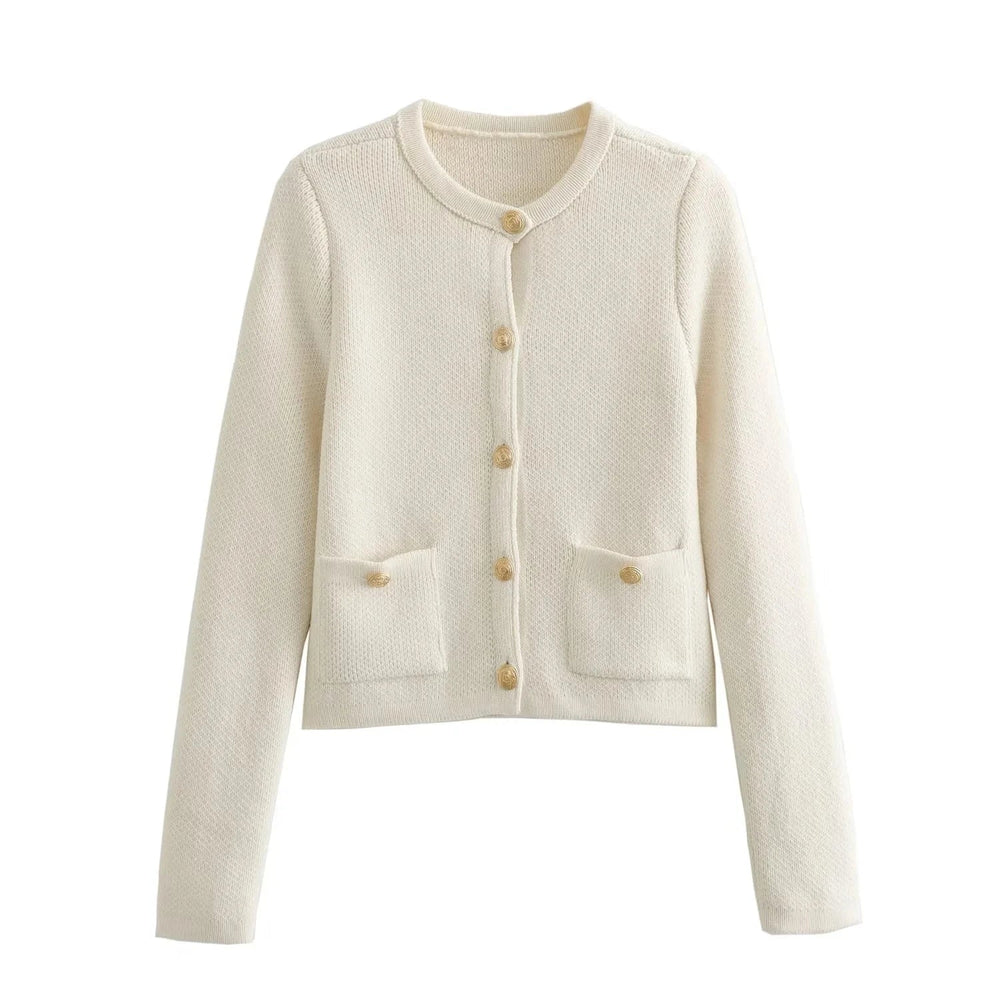 
                  
                    Button - Up Knit Cardigan - Gentevra
                  
                