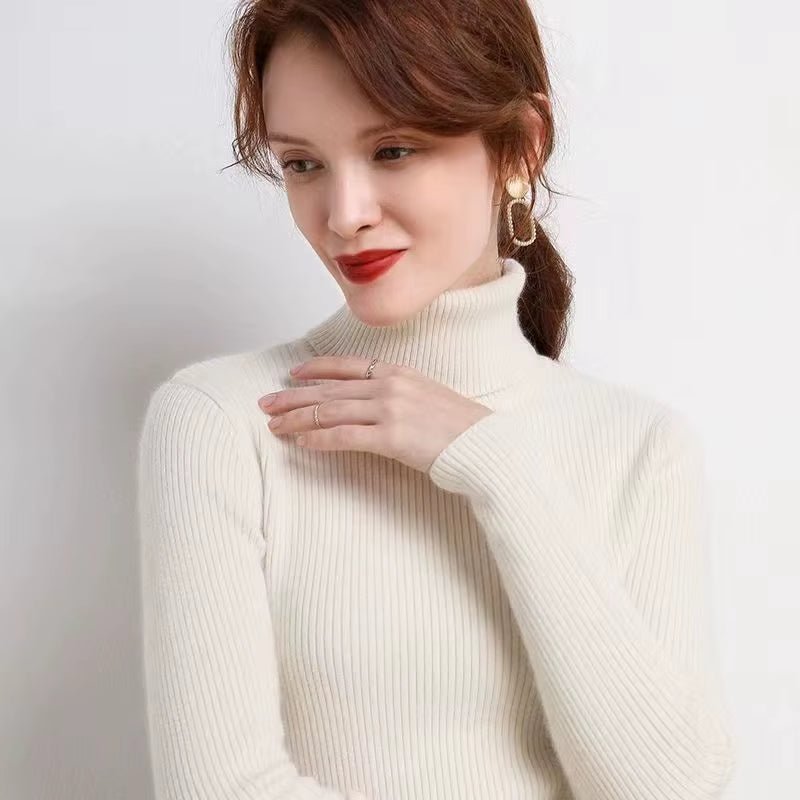 
                  
                    Classic Ribbed Turtleneck Sweater - Gentevra
                  
                