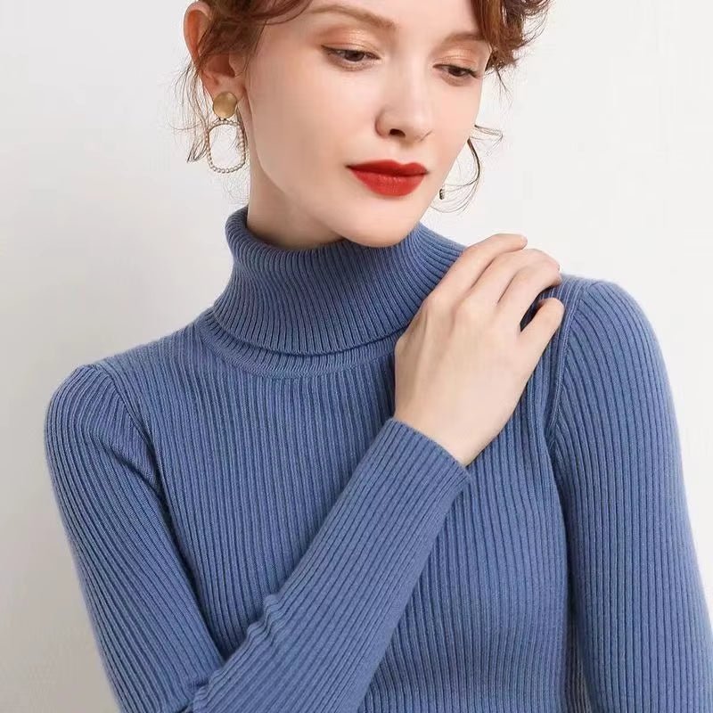 
                  
                    Classic Ribbed Turtleneck Sweater - Gentevra
                  
                