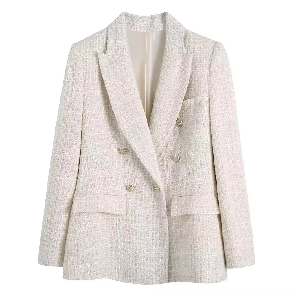 
                  
                    Classic Tweed Blazer - Gentevra
                  
                