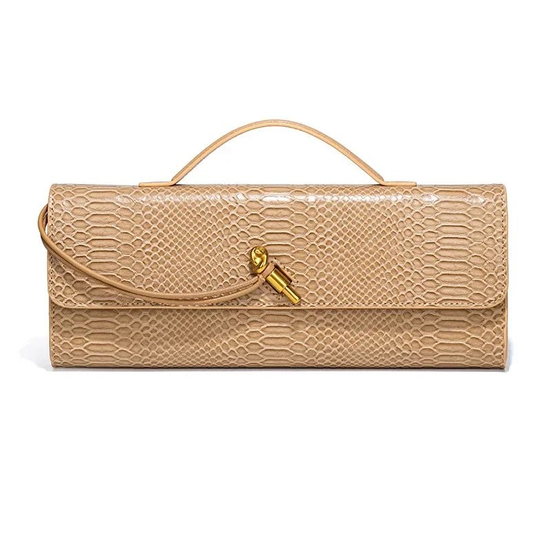 
                  
                    Croc - Embossed Clutch Bag - Gentevra
                  
                