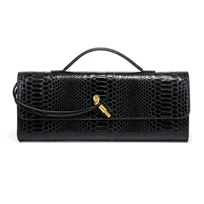 
                  
                    Croc - Embossed Clutch Bag - Gentevra
                  
                