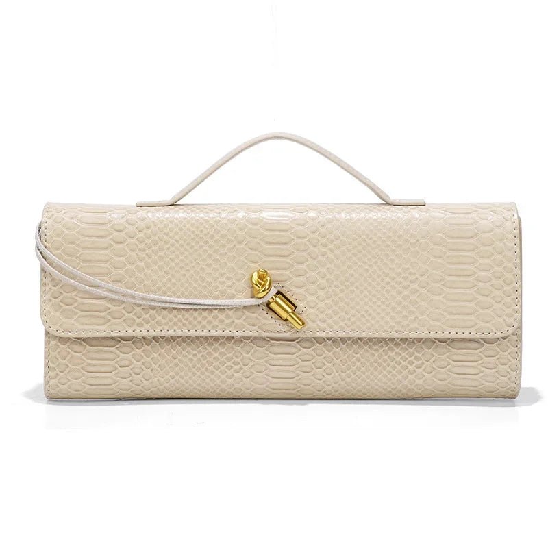 
                  
                    Croc - Embossed Clutch Bag - Gentevra
                  
                