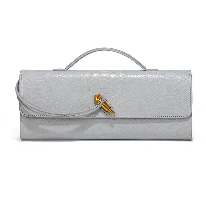 
                  
                    Croc - Embossed Clutch Bag - Gentevra
                  
                