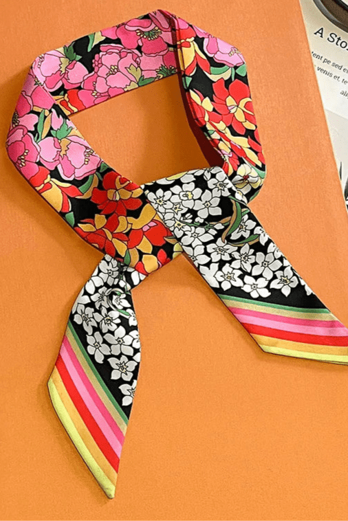 
                  
                    Double - Sided Twill Silk Scarf - Gentevra
                  
                