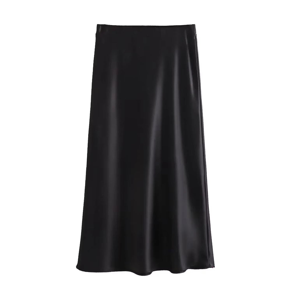 
                  
                    Elegant Satin Skirt - Gentevra
                  
                