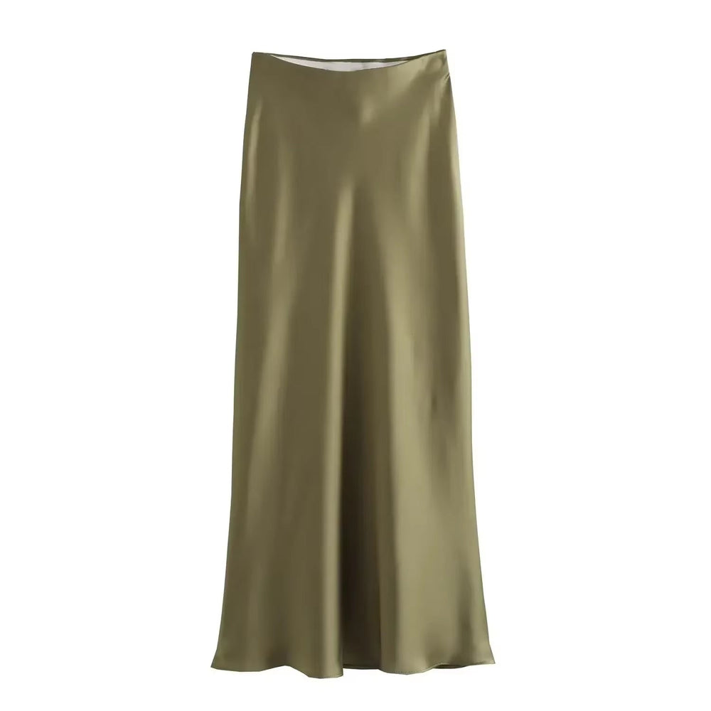 
                  
                    Elegant Satin Skirt - Gentevra
                  
                