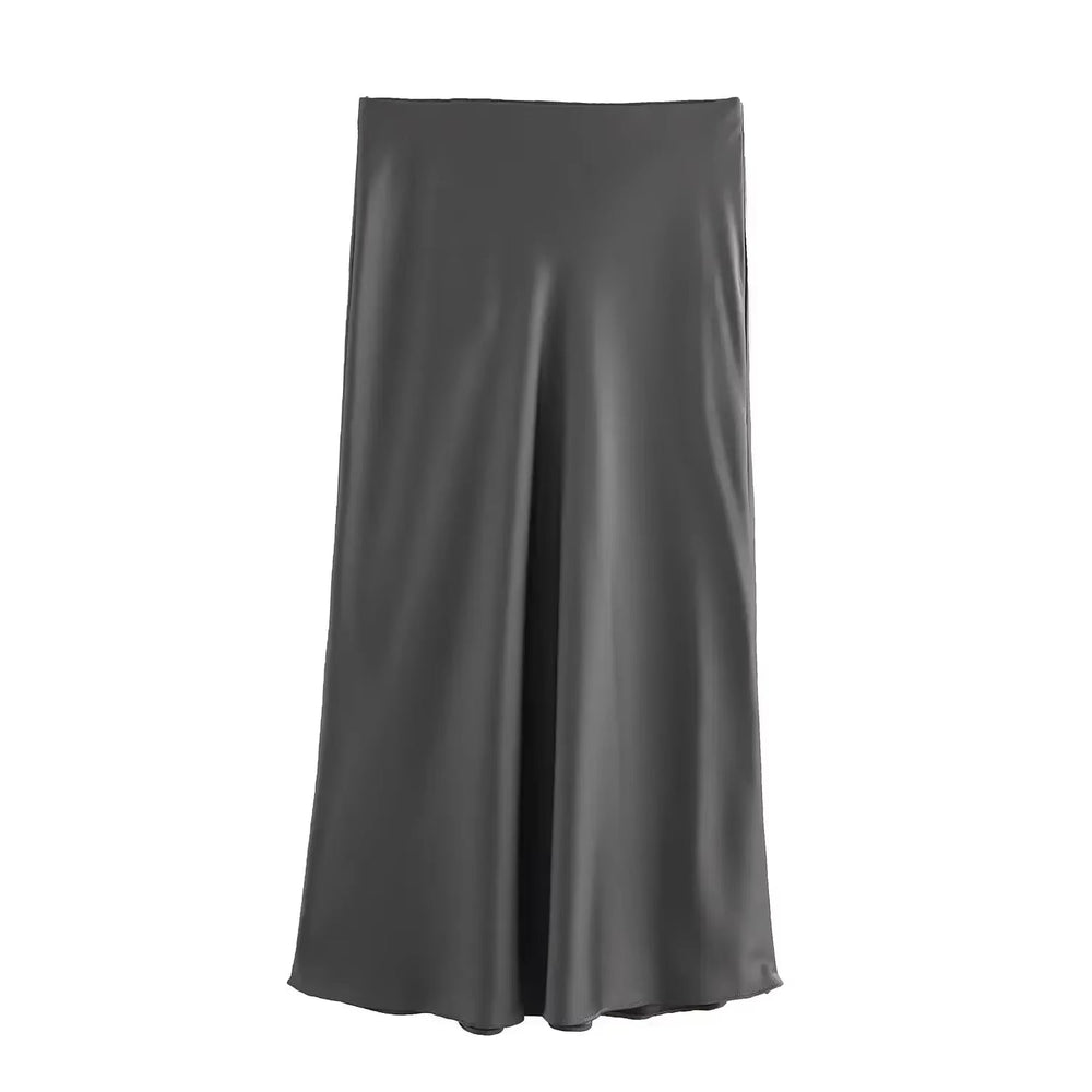 
                  
                    Elegant Satin Skirt - Gentevra
                  
                