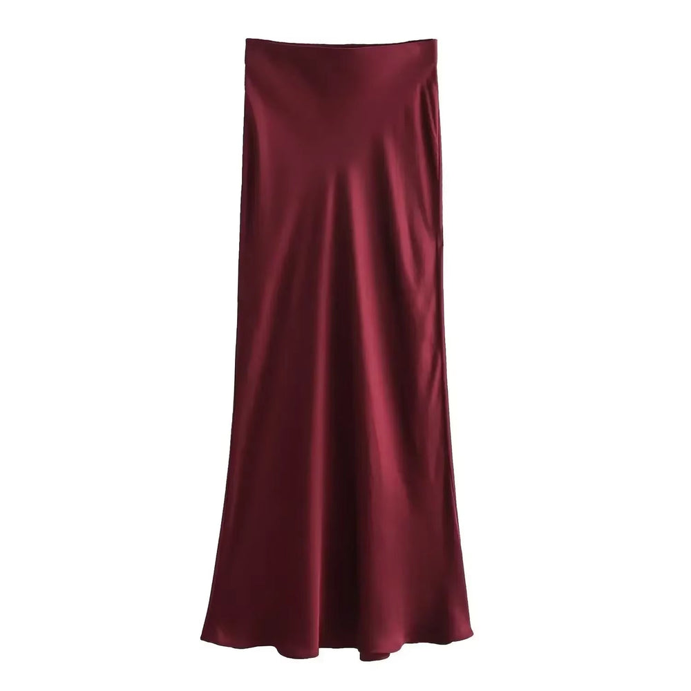 
                  
                    Elegant Satin Skirt - Gentevra
                  
                