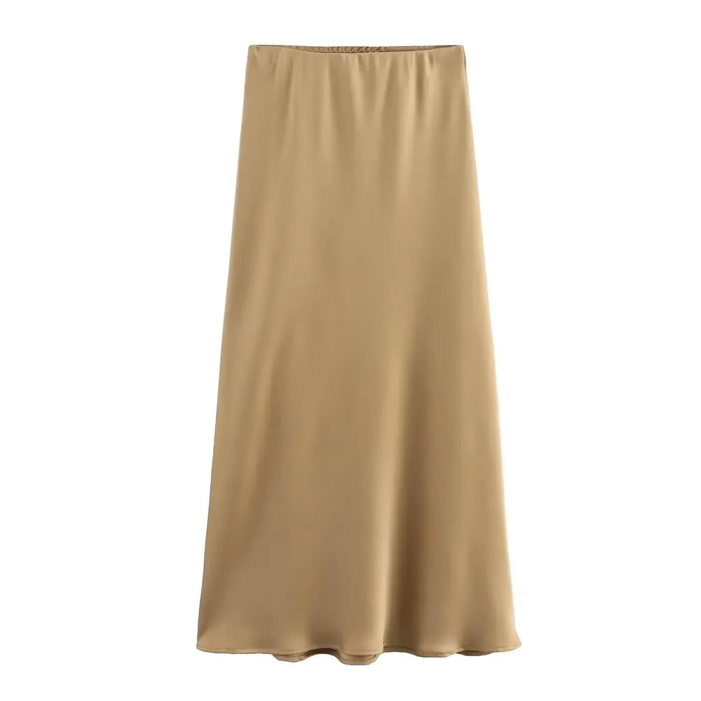 
                  
                    Elegant Satin Skirt - Gentevra
                  
                