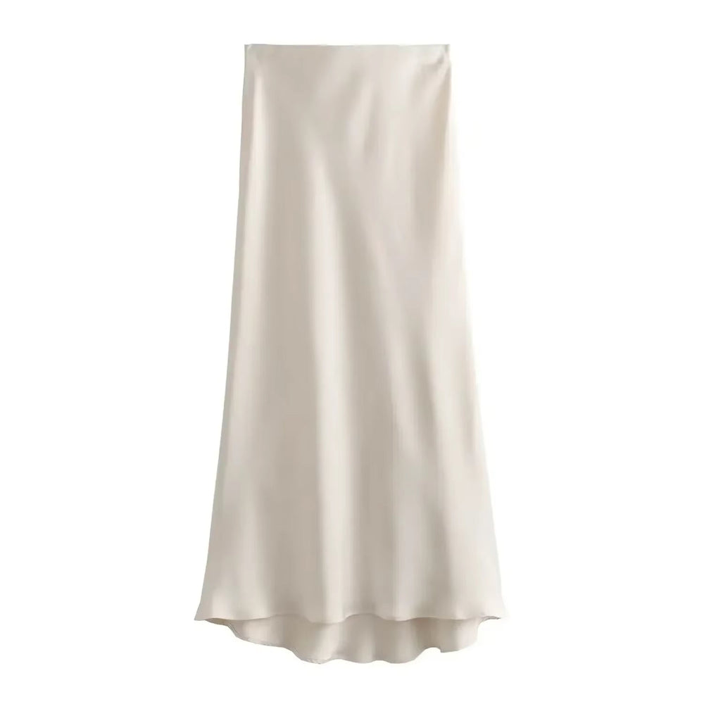 
                  
                    Elegant Satin Skirt - Gentevra
                  
                