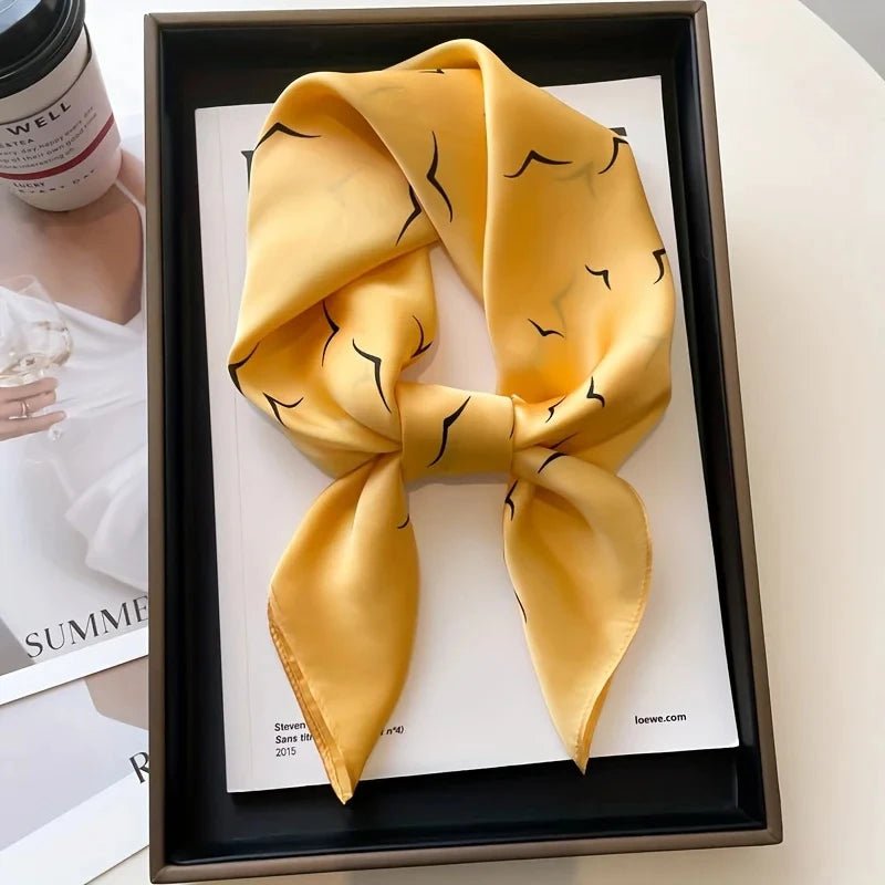 
                  
                    Elegant Soft Satin Square Scarf - Gentevra
                  
                