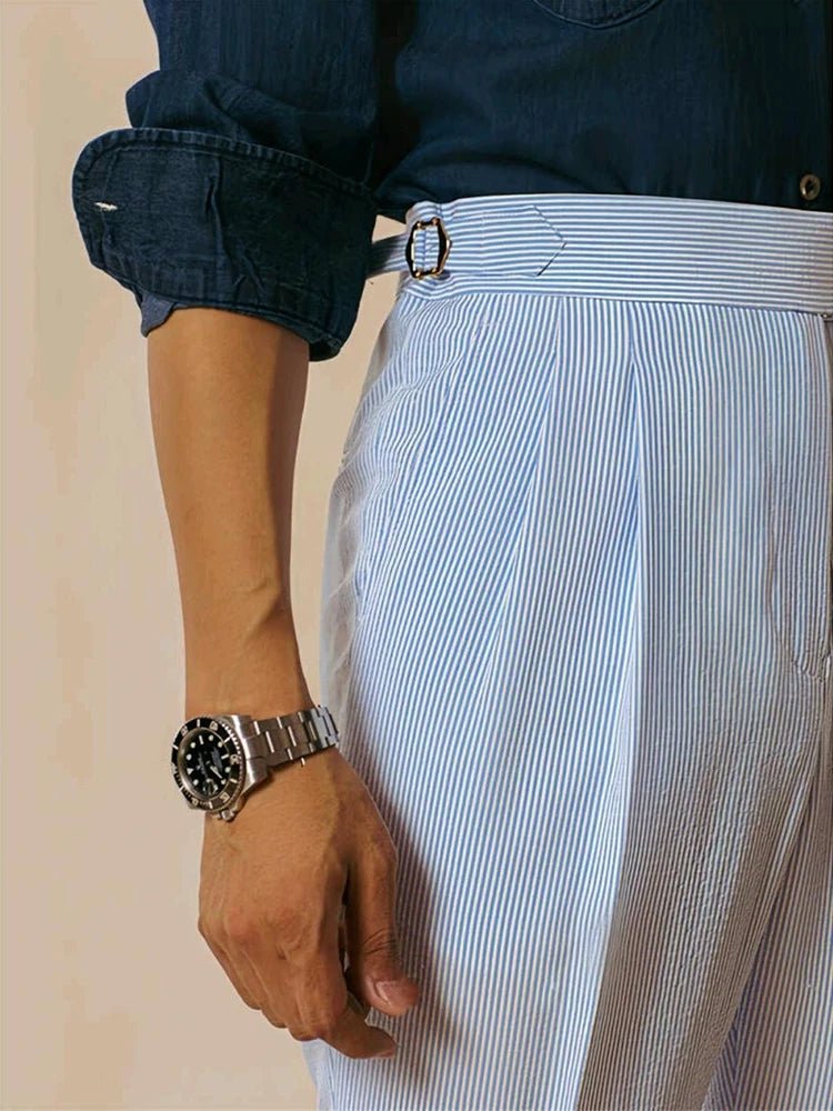 
                  
                    High Waist Pants - Belt Lace - up - Gentevra
                  
                