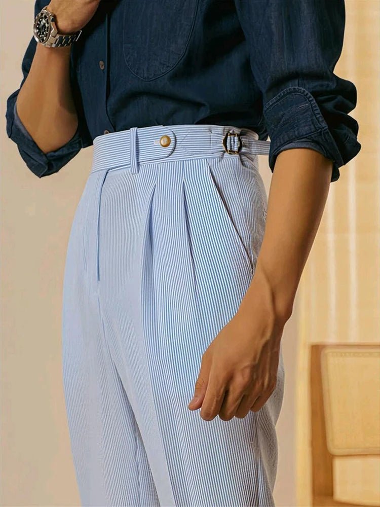 
                  
                    High Waist Pants - Belt Lace - up - Gentevra
                  
                