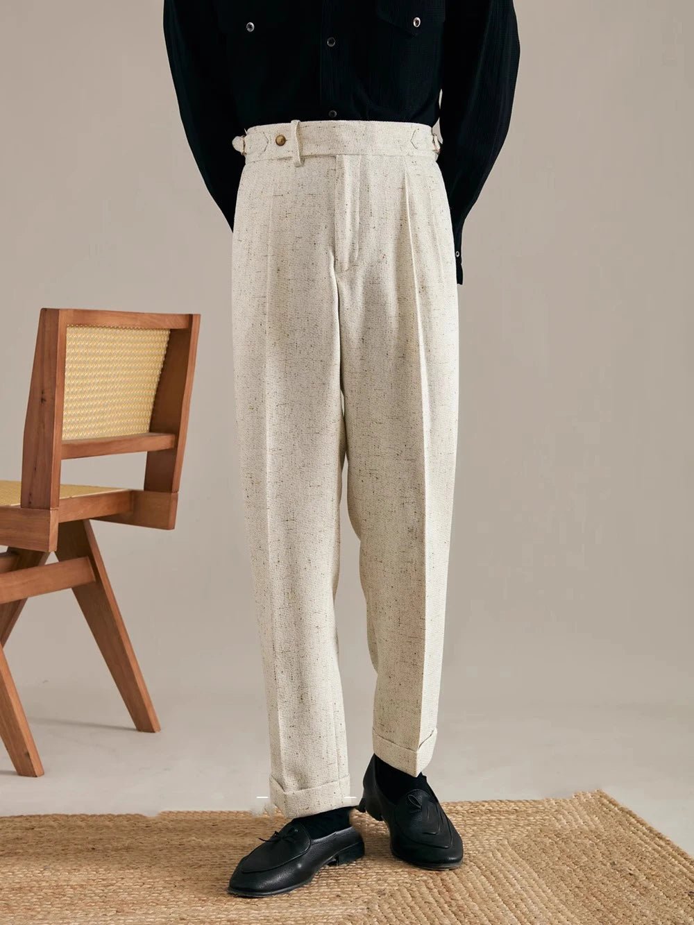 High Waist Straight Senior Pants - Gentevra