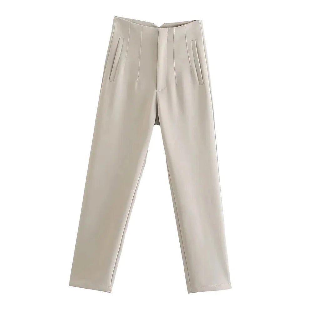 High Waist Trousers - Gentevra