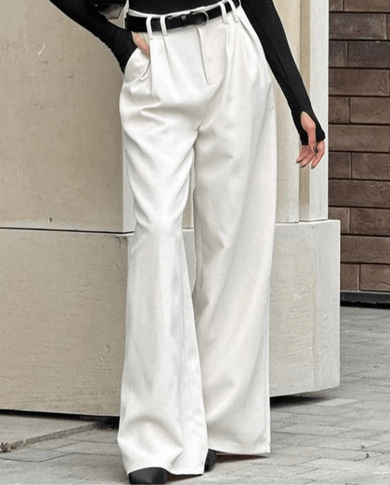 
                  
                    High - Waist Wide - Leg Trousers - Gentevra
                  
                