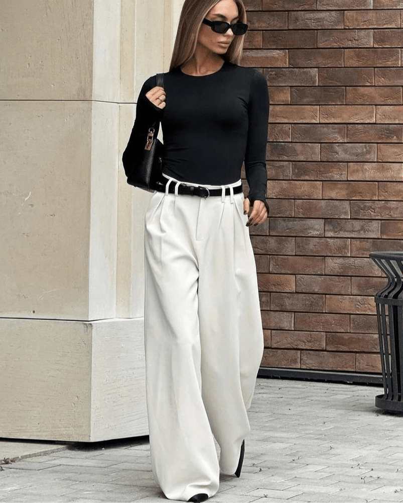 
                  
                    High - Waist Wide - Leg Trousers - Gentevra
                  
                