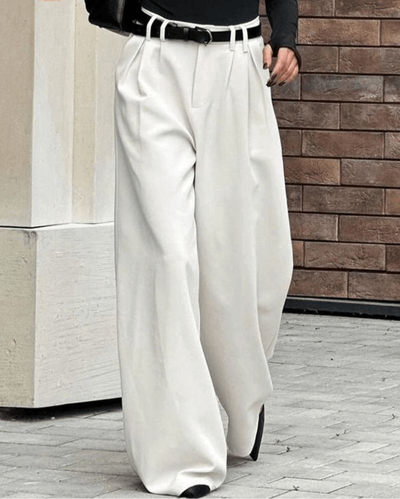 
                  
                    High - Waist Wide - Leg Trousers - Gentevra
                  
                