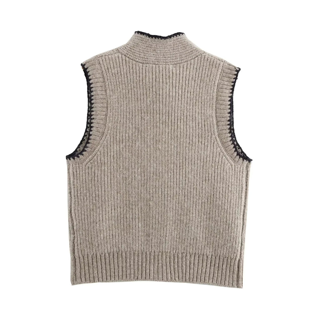 
                  
                    Knit Vest with Bow Tie - Gentevra
                  
                