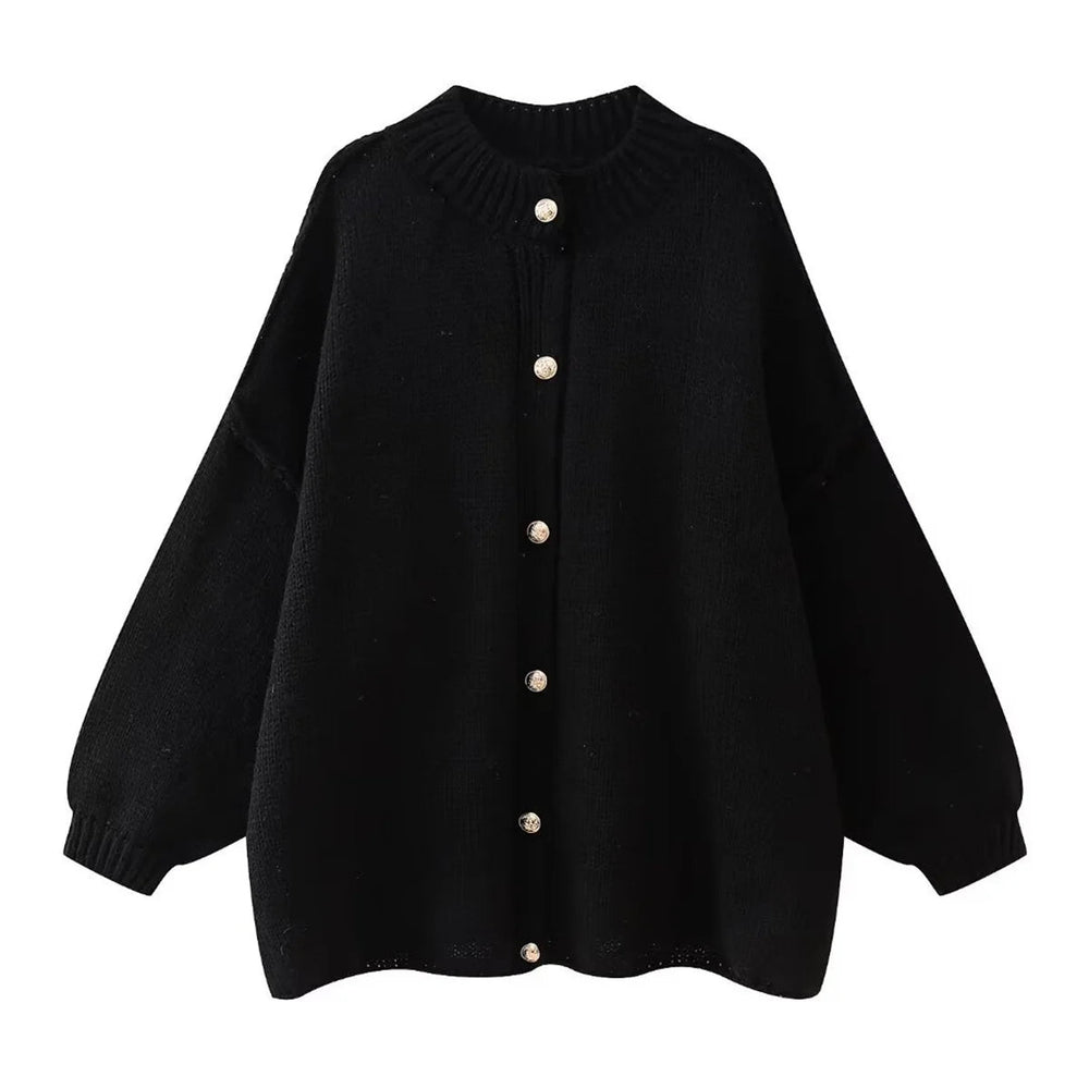 
                  
                    Knitted Button - Up Cardigan - Gentevra
                  
                