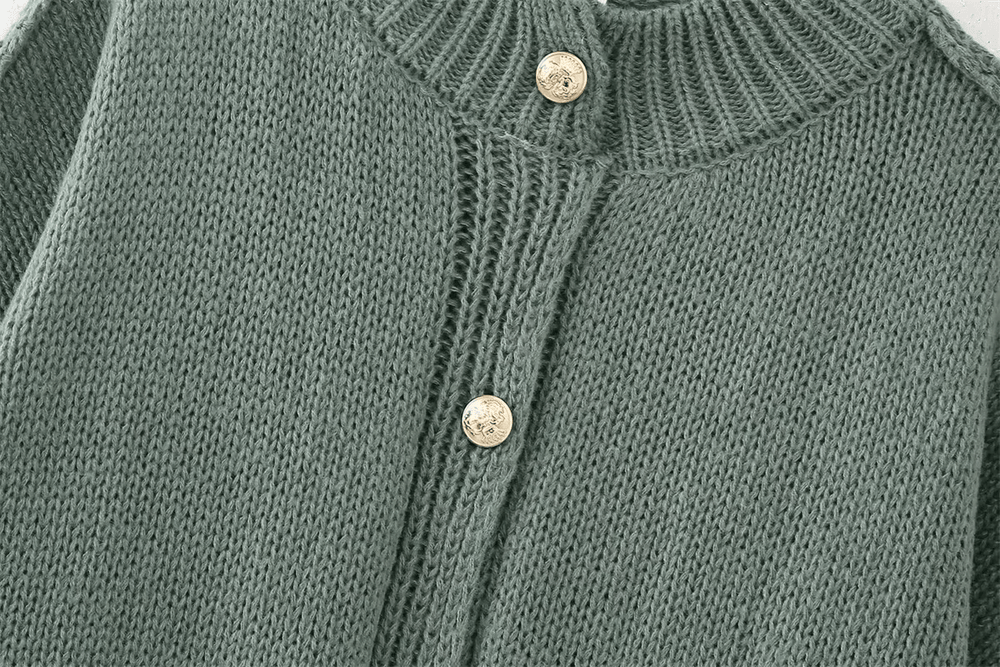 
                  
                    Knitted Button - Up Cardigan - Gentevra
                  
                