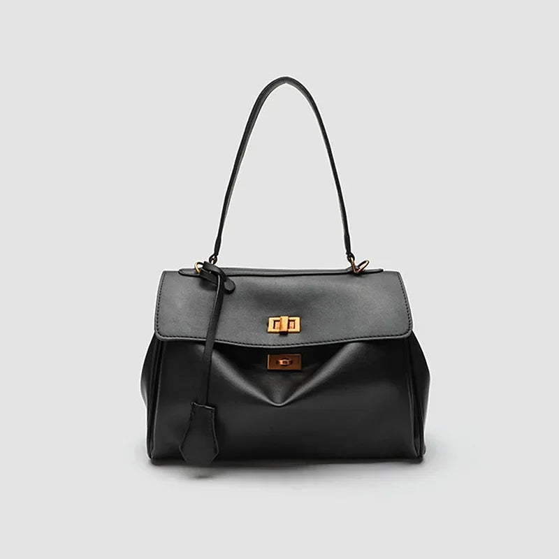 
                  
                    Leather Shoulder Bag - Gentevra
                  
                