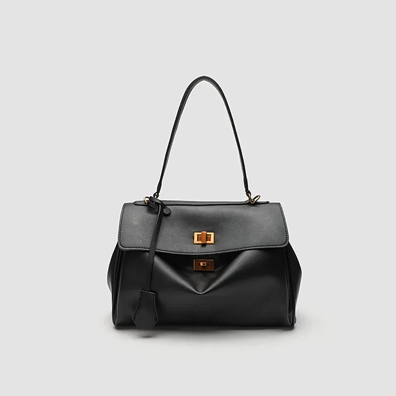 
                  
                    Leather Shoulder Bag - Gentevra
                  
                