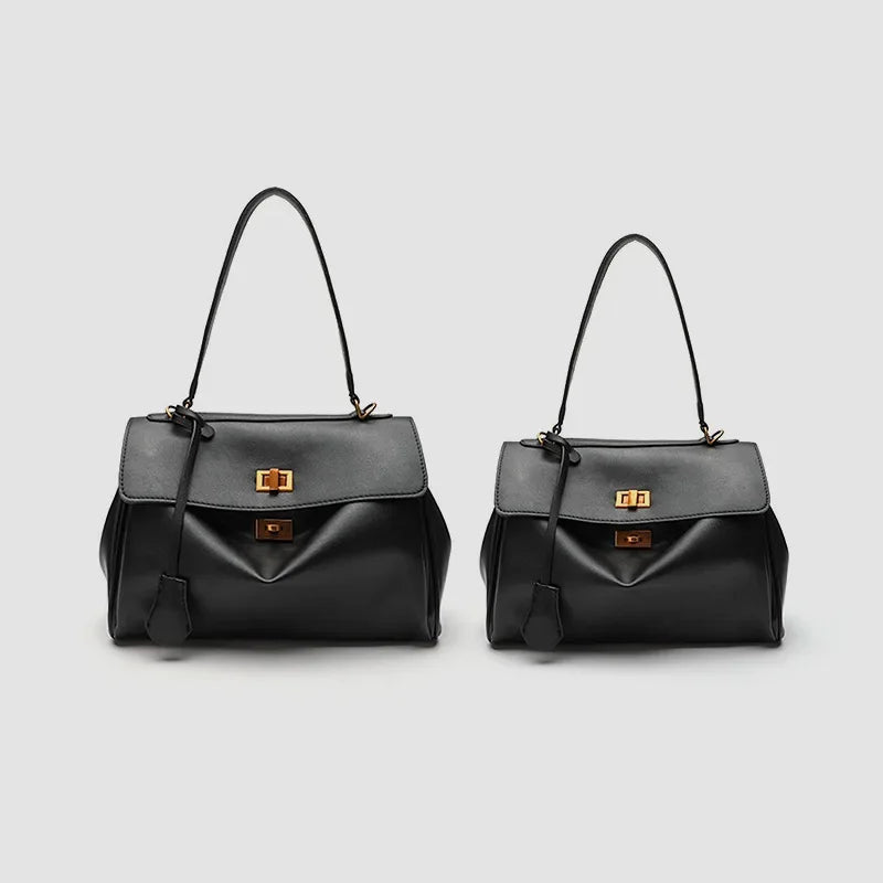 
                  
                    Leather Shoulder Bag - Gentevra
                  
                