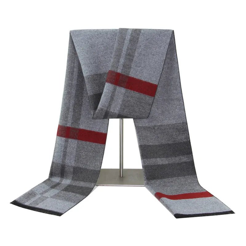 
                  
                    Luxury Cashmere Striped Men's Scarf - Gentevra
                  
                