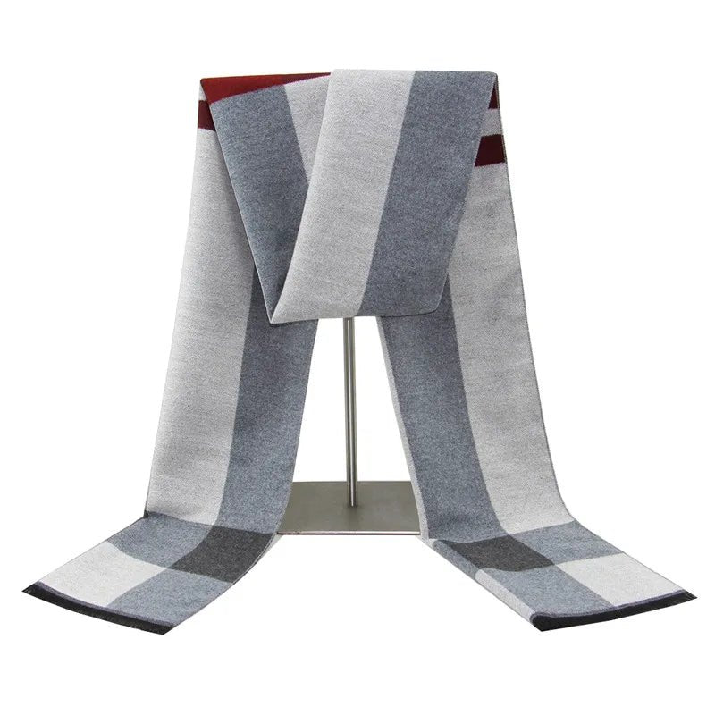 
                  
                    Luxury Cashmere Striped Men's Scarf - Gentevra
                  
                