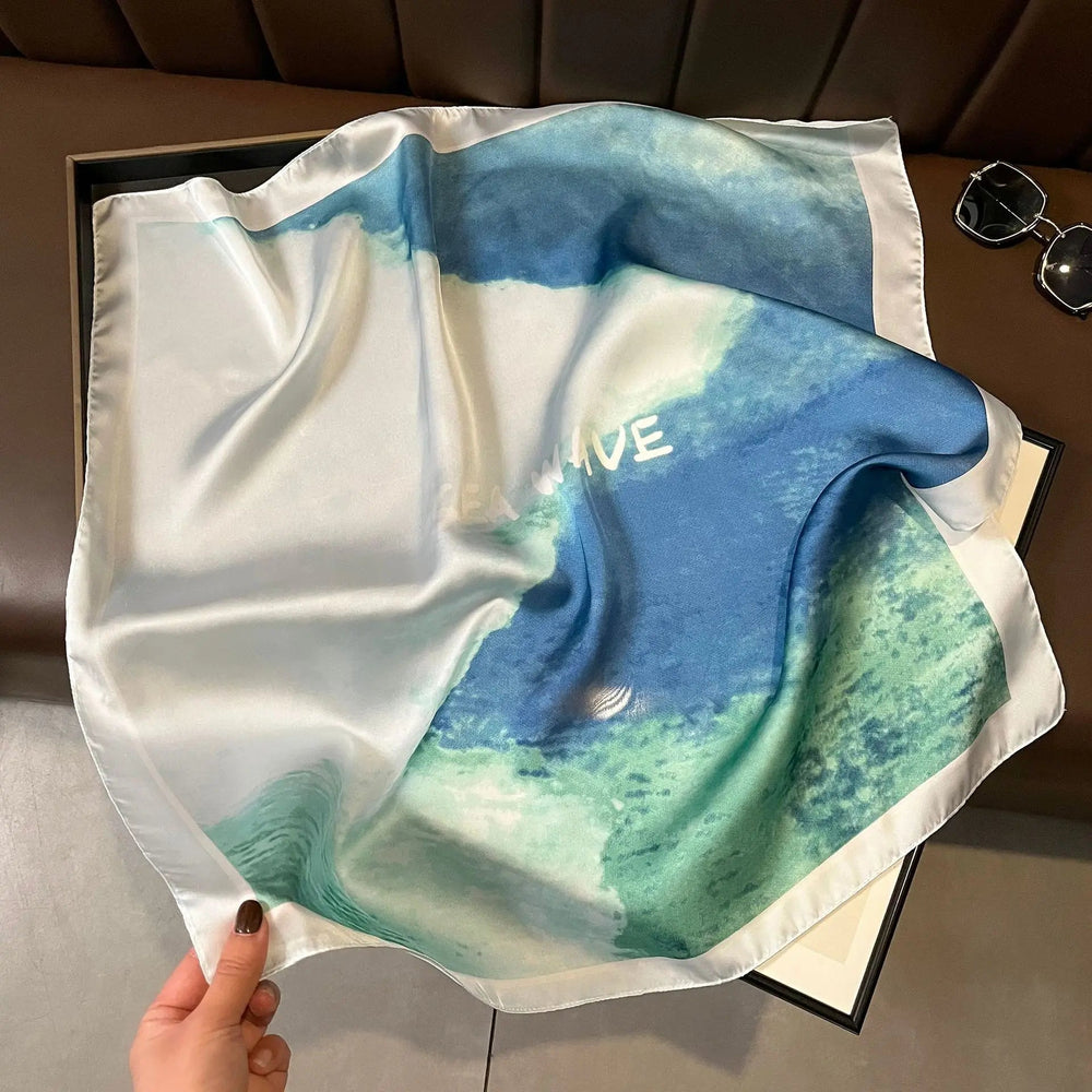 
                  
                    Luxury Satin Square Scarf - Gentevra
                  
                