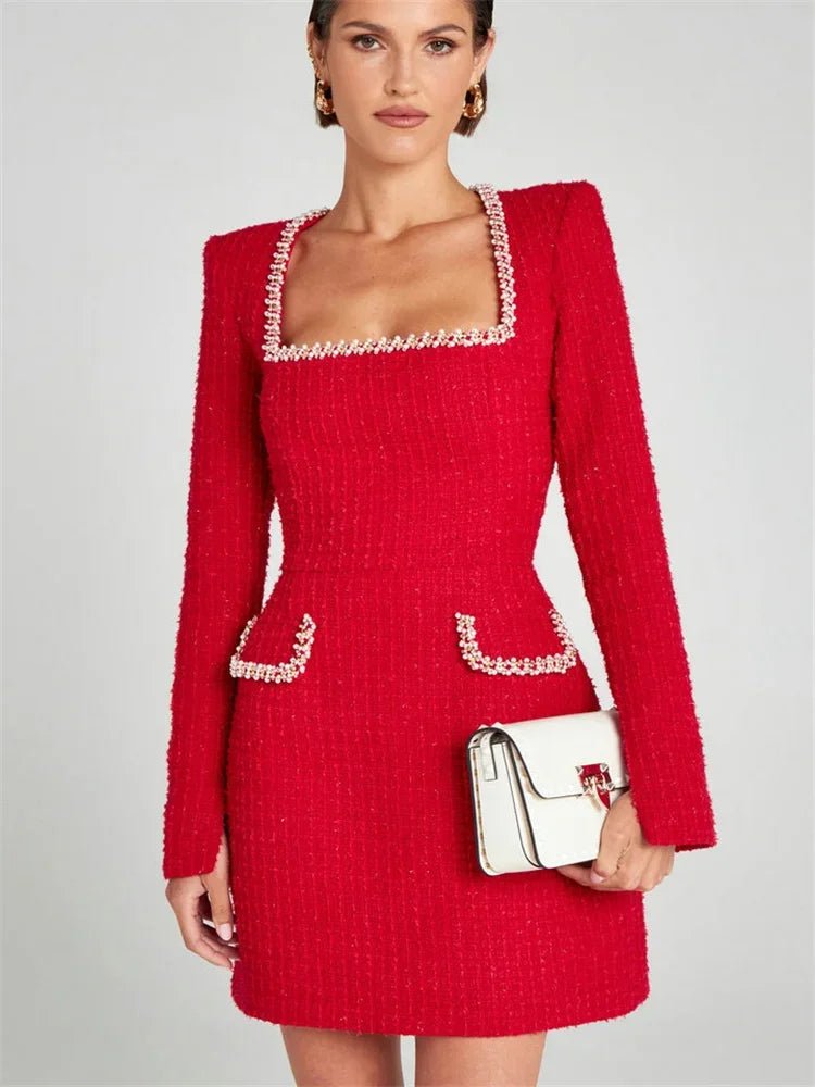 
                  
                    Mini Long - Sleeve Dress - Gentevra
                  
                