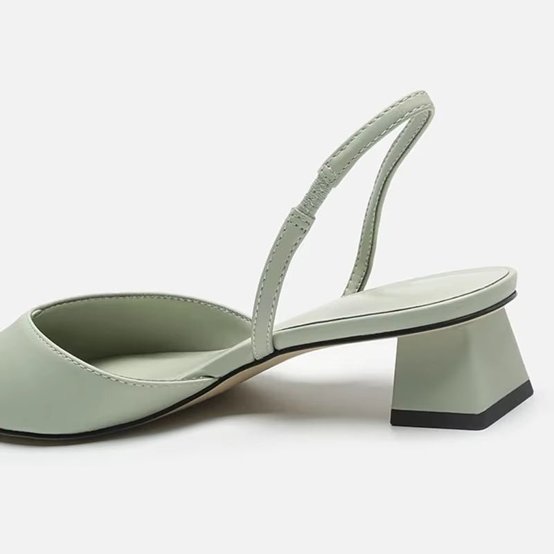 
                  
                    Minimalist Pointed - Toe Slingback Flats - Gentevra
                  
                