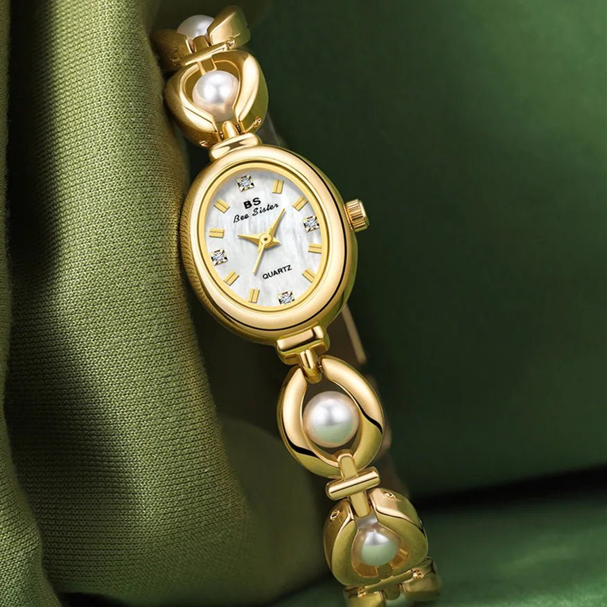 
                  
                    Pearl Bracelet Watch - Gentevra
                  
                