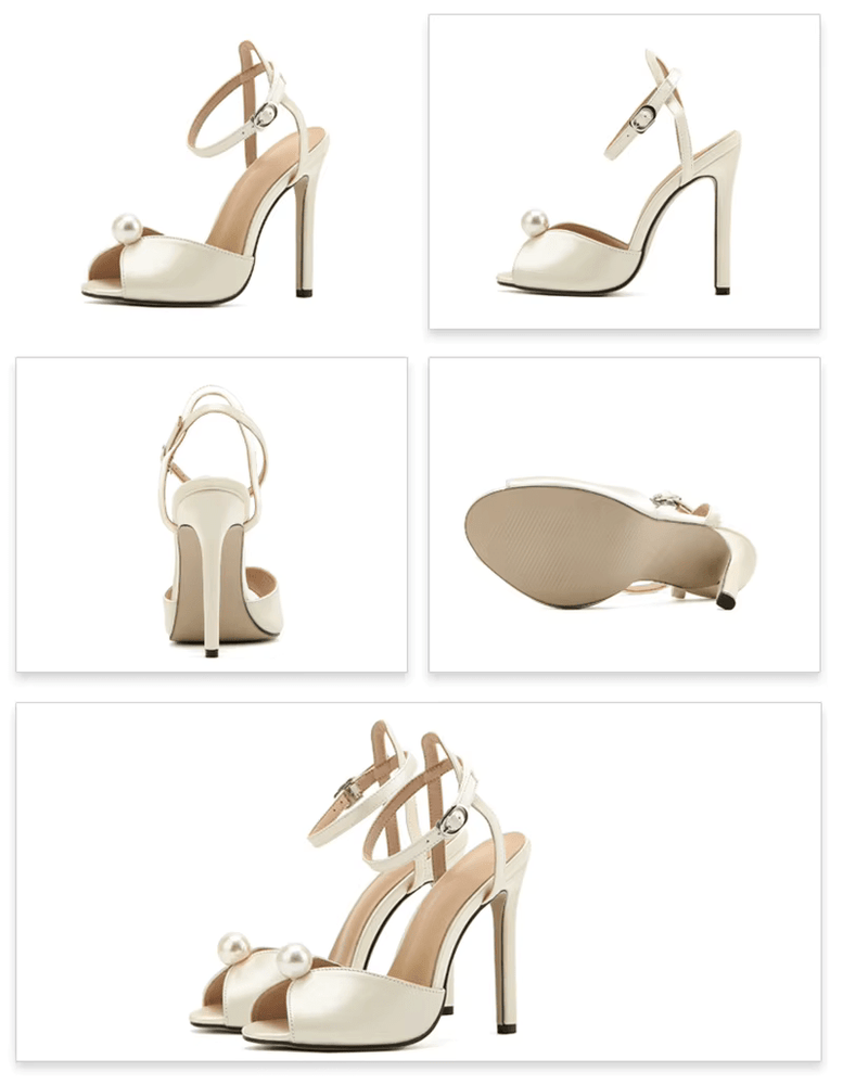 
                  
                    Pearl - Embellished High Heels - Gentevra
                  
                