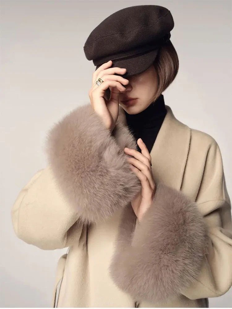 
                  
                    Premium Cashmere Wool Maxi Coat - Gentevra
                  
                