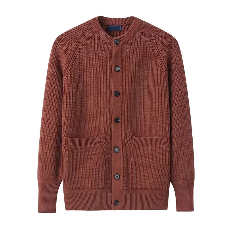 Premium Classic Knit Button Cardigan - Gentevra