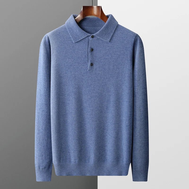 
                  
                    Premium Classic Polo Sweater - Gentevra
                  
                