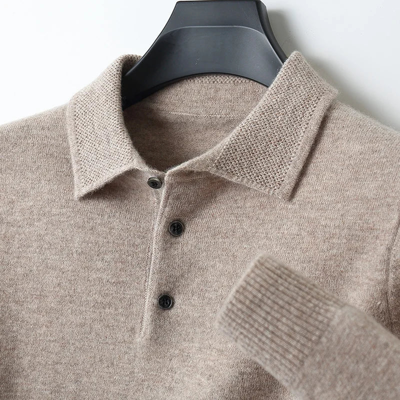 
                  
                    Premium Classic Polo Sweater - Gentevra
                  
                