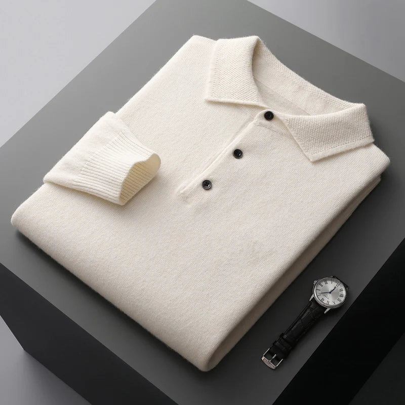 
                  
                    Premium Classic Polo Sweater - Gentevra
                  
                