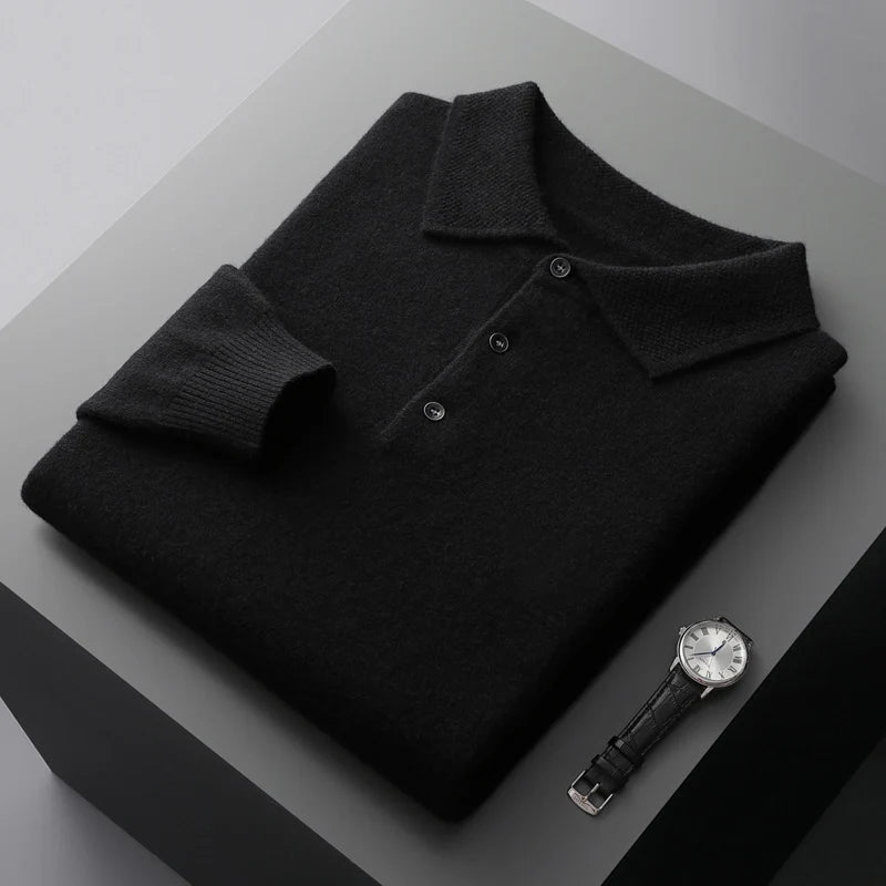 
                  
                    Premium Classic Polo Sweater - Gentevra
                  
                