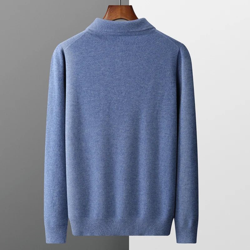 
                  
                    Premium Classic Polo Sweater - Gentevra
                  
                