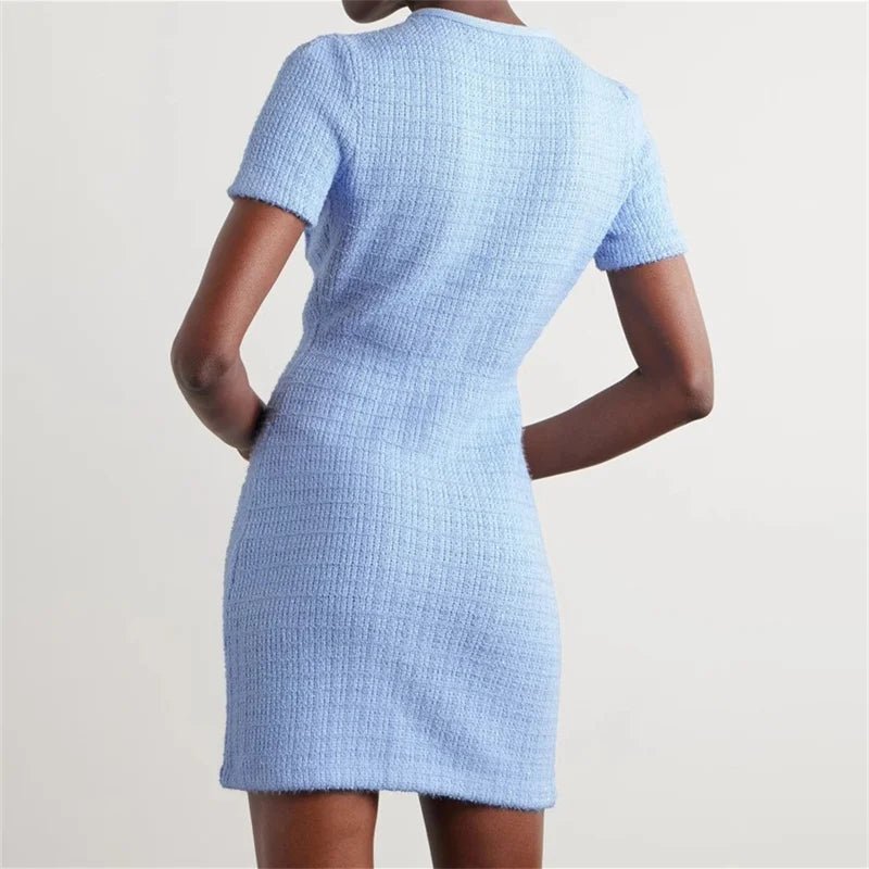 
                  
                    Premium Cotton - Blend Mini Dress - Gentevra
                  
                