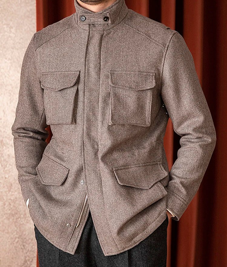 Premium Heritage Tweed Field Jacket - Gentevra