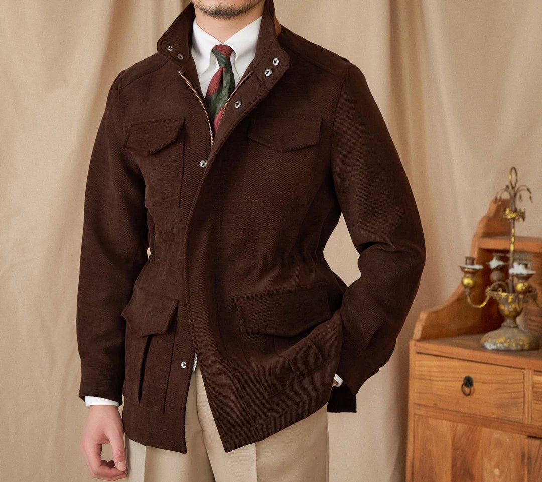 Premium Heritage Tweed Field Jacket - Gentevra