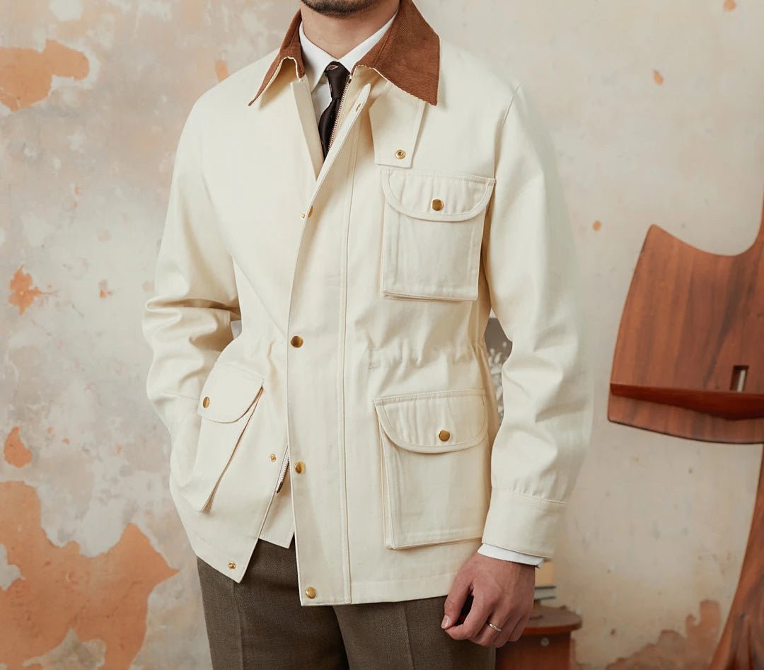 Premium Heritage Tweed Field Jacket - Gentevra