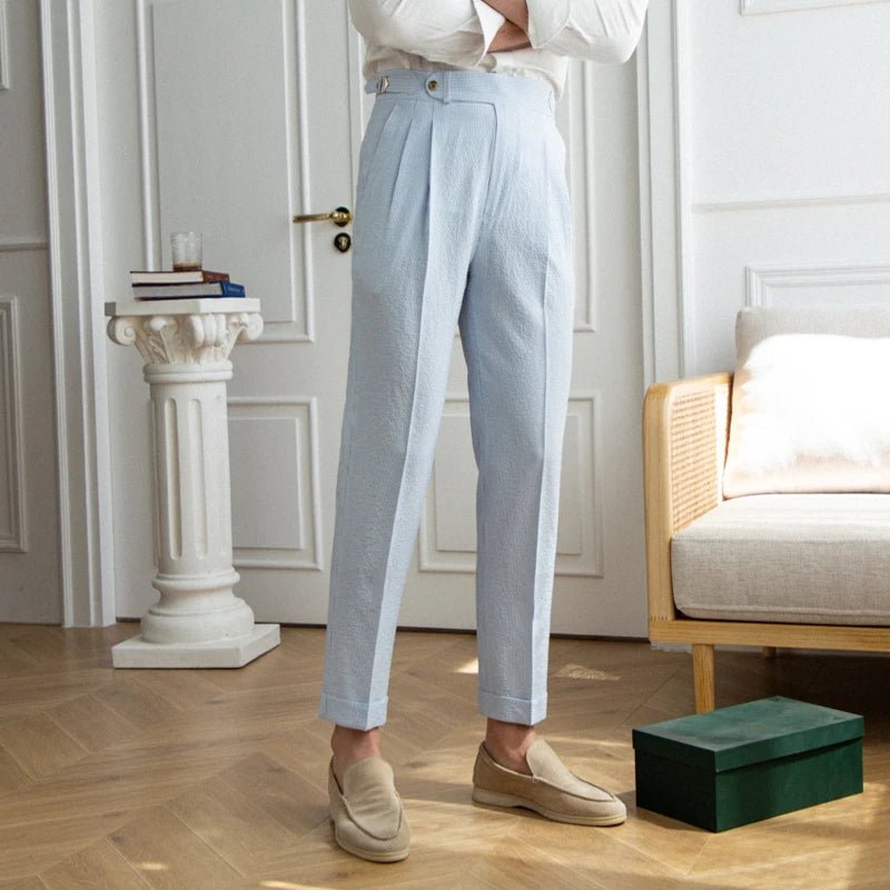 Premium High Waist Straight Pants - Gentevra